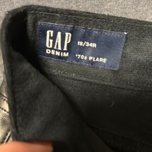 GAP Denim '70s Flare Pants - Black